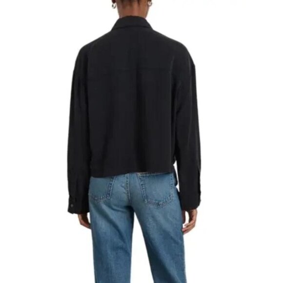 Alex Mill Gemma Button Down Shirt - Black | NWT | Size XL - Picture 5 of 5